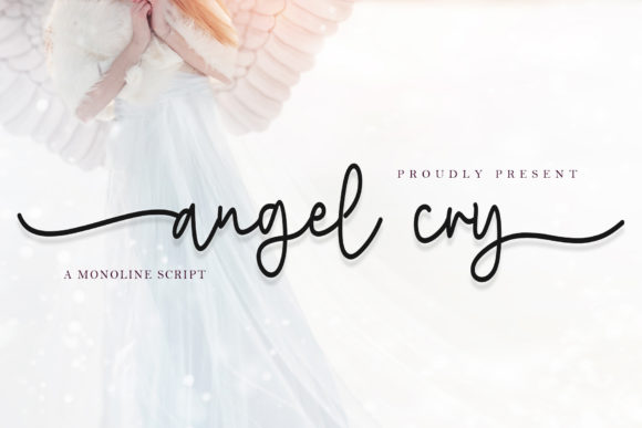 Angel Cry: Elevating Your Creative Projects with Monoline Script
