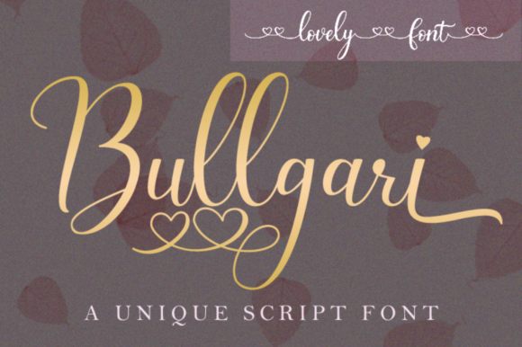 Bullgari: A Creative Script Font for Modern Branding
