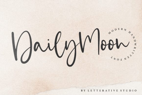 Daily Moon: A Stylish Script Font for Elegant Projects