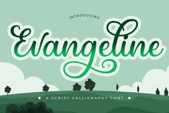 Evangeline: The Magical Script Font for Creative Projects