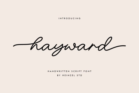 Hayward: A Handwritten Font for Authentic Design