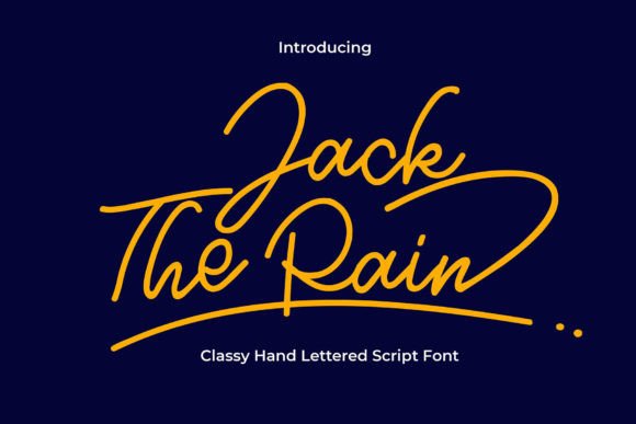Jack the Rain: A Modern Script for Authentic Design