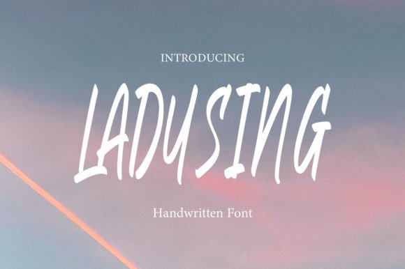 Ladusing: A Handwritten Font for Authentic Branding