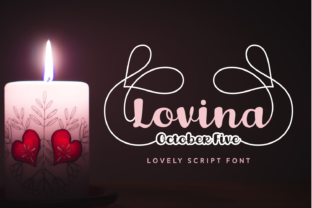 Lovina October Five: Your Go-To Script Font for Elegance