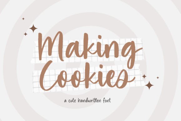 Making Cookies: A Script Font for Heartfelt Design