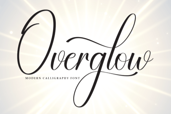 Overglow: Bringing Authentic Flow to Modern Script Calligraphy