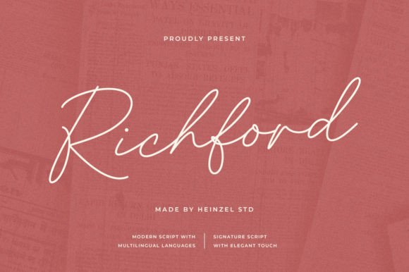 Richford: Adding a Modern Signature to Your Designs