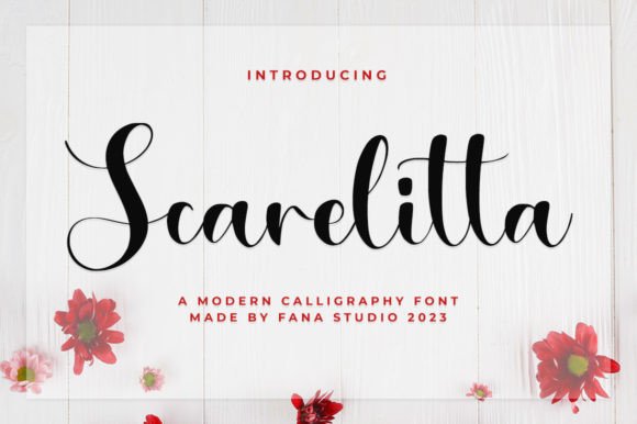Scarelitta: Elevate Your Projects with This Script Typeface