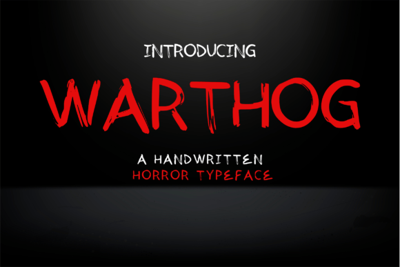 Warthog: A Script Font That Dances with Menacing Grace