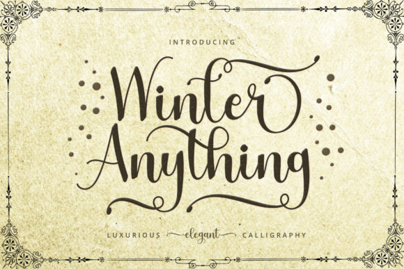 Winter Anything: Bringing Elegant Script to Your Projects